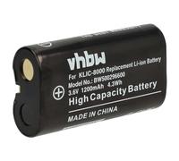 vhbw batteria compatibile con Kodak EasyShare Z712 IS, Z812 IS, Z8612 IS, ZX1 HD Camcorder fotocamera digitale DSLR (1520mAh, 3,6V, Li-Ion)