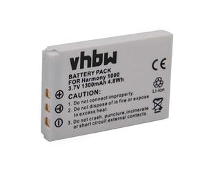 vhbw batteria compatibile con Logitech Harmony 915 Remote telecomando remote control (1300mAh, 3,7V, Li-Ion)