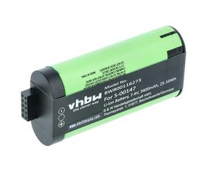 vhbw batteria compatibile con Logitech Ultimate Ears UE MegaBoom S-00147 casse, altoparlanti, speaker (3400mAh, 7,4V, Li-Ion) - Sostituisce 533-000116, 533-000138