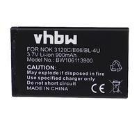 vhbw batteria compatibile con Nokia Asha 300, 305, 311 smartphone cellulare (900mAh, 3,7V, Li-Ion)