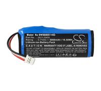 vhbw batteria compatibile con Minelab Equinox 600, 800 metal detector (5000mAh, 3,7V, Li-Ion)