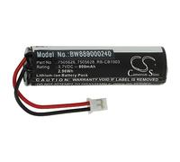 vhbw batteria compatibile con Morita TriAuto Mini, Mini TR-CM, TR-ZX2 strumentazione medica (800mAh, 3,7V, Li-Ion)