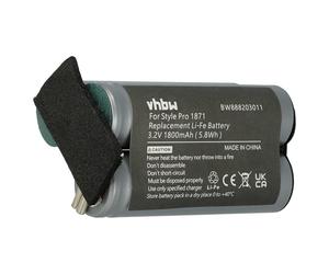 vhbw batteria compatibile con Moser Chrom Style Pro 1871 tagliacapelli (1800mAh, 3,2V, LiFePO4)