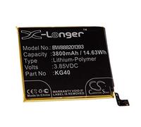 vhbw batteria compatibile con Motorola G8 Play, Moto G Fast, Moto One Macro smartphone cellulare (3800mAh, 3,85V, Li-Poly)