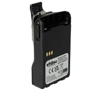 vhbw batteria compatibile con Motorola GP638 PLUS, GP644, GP628 PLUS, GP388 radio (2600mAh, 7,2V, Li-Ion) + clip