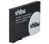 vhbw batteria compatibile con Motorola Razr V3T, V3Z, V3c, V3m, V3E, V235, V3i, V3im, V3, V3xx smartphone cellulare (850mAh, 3,7V, Li-Ion)