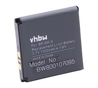 vhbw batteria compatibile con Nokia N93, N73, N73 Music Edition, N77 smartphone cellulare (1100mAh, 3,7V, Li-Ion)
