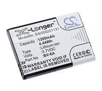 vhbw batteria compatibile con Nokia 8110 4G, TA-1048, TA-1059, 2720 Flip smartphone cellulare (1200mAh, 3,7V, Li-Ion)