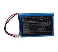 vhbw batteria compatibile con Nolan B5, B901L, B901R, N103, N4, N43, N43 Air, N43E, N43E Air, N71 casco per moto (800mAh, 3,7V, Li-Ion)