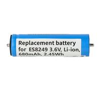 vhbw batteria compatibile con Panasonic ER-SC40, ER-SC60, ER-GP81, ER-DGP82, ES8163E2, ES8241 rasoio elettrico (680mAh, 3,6V, Li-Ion)