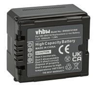 vhbw batteria compatibile con Panasonic HDC-HS20, HDC-DX1, HDC-HS100 videocamera camcorder (1000mAh, 7,2V, Li-Ion) con infochip