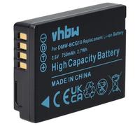 vhbw batteria compatibile con Panasonic Lumix DMC-3D1, DMC-TZ18, DMC-TZ10, DMC-TZ25, DMC-TZ22, DMC-TZ20 fotocamera (750mAh, 3,6V, Li-Ion)