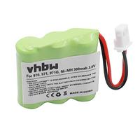 vhbw batteria compatibile con Panasonic Panafone KX-T9980 telefono fisso cordless (300mAh, 3,6V, NiMH) - Sostituisce T109, T301