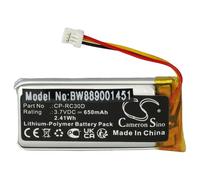 vhbw batteria compatibile con Razer Basilisk Ultimate, Naga Pro, RC30-031701, RZ01-03420 mouse senza cavo, mouse wireless (650mAh, 3,7V, Li-Poly)