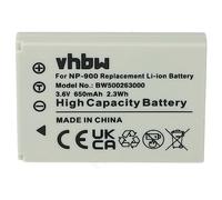 vhbw batteria compatibile con Rollei X-8 compact fotocamera (650mAh, 3,6V, Li-Ion)