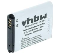 vhbw batteria compatibile con Samsung ST151F, ST151, SL630, ST64, SL600, ST152F, ST152, ST65, ST61, ST60, ST30 fotocamera (500mAh, 3,6V, Li-Ion)