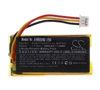 vhbw batteria compatibile con Sennheiser Flex RS 2000, RS 5000 amplificatore stereo multimediale (280mAh, 3,7V, Li-Poly)