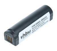 vhbw batteria compatibile con Shure GLX-D24R/B87A, GLX-D24R/SM58 sistema radiomicrofonico, trasmettitore tascabile digitale (1100mAh, 3,7V, Li-Ion)