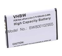 vhbw batteria compatibile con Swissvoice ePure L7, fulleco DUO, e-Pure telefono fisso cordless (600mAh, 3,7V, Li-Ion)
