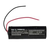 vhbw batteria compatibile con Telenot 35 973, 6/N-270AA, F1011/S, FM 433 sistema d'allarme (600mAh, 7,2V, NiMH)