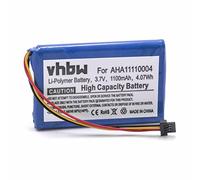 vhbw batteria compatibile con TomTom Go 520 WIFI, 510, 4FA50, 520 navigatore GPS (1100mAh, 3,7V, Li-Ion)