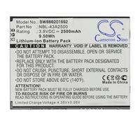vhbw batteria compatibile con TP-Link/Neffos C7s, TP7051A, TP7051C smartphone cellulare (2500mAh, 3,8V, Li-Ion)