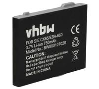 vhbw batteria compatibile con Unify Openstage M3, M3 Ex telefono fisso cordless (750mAh, 3,7V, Li-Ion)