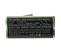 vhbw batteria compatibile con Waterpik Sensonic Plus SR-3000, SR-3000E spazzolino elettrico (700mAh, 2,4V, NiMH)