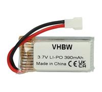 vhbw batteria compatibile con Wltoys V939 drone quadricottero multicottero (390mAh, 3,7V, Li-Poly)