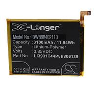 vhbw batteria compatibile con ZTE Blade A5 2020, A7 Prime, A7 Prime Z6201V smartphone cellulare (3100mAh, 3,85V, Li-Poly)