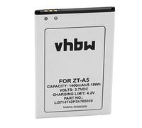 vhbw Batteria compatibile con ZTE Blade A5, A3, AF5, AF3, T230, C341, T221, T220, telefono cellulare smartphone (1400 mAh, 3,7 V, Li-Ion)