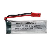 vhbw batteria con BEC per modellismo per es. macchine da corsa, elicotteri, aerei (500mAh, 3,7V, Li-Poly, 57 x 17 x 8 mm)