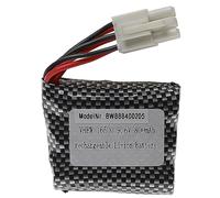 vhbw batteria con EL-6P per modellismo per es. macchine da corsa, elicotteri, aerei (800mAh, 9,6V, Li-Ion, 54 x 48 x 16,5 mm)