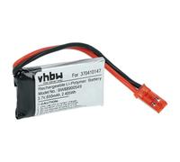 vhbw batteria con JST BEC sostituisce Carrera 370410147 per racing Car (650mAh, 3,7V, Li-Poly, 38 x 20 x 7 mm)