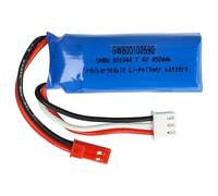 vhbw batteria con JST-SYP-2P per modellismo (450mAh, 7,4V, Li-Poly)
