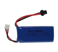 vhbw batteria con SM-2P per modellismo per es. macchine da corsa, elicotteri, aerei (1200mAh, 7,4V, Li-Poly, 70 x 30 x 18 mm)