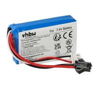 vhbw batteria con SM-2P per modellismo per es. macchine da corsa, elicotteri, aerei (850mAh, 7,4V, Li-Poly, 56 x 30 x 17 mm)