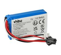 vhbw batteria con SM-2P per modellismo per es. macchine da corsa, elicotteri, aerei (850mAh, 7,4V, Li-Poly, 56 x 30 x 17 mm)