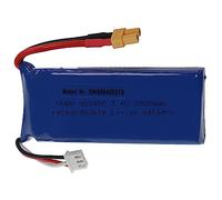 vhbw batteria con XT30 per modellismo per es. macchine da corsa, elicotteri, aerei (2000mAh, 7,4V, Li-Poly, 84 x 34 x 20 mm)