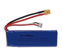 vhbw batteria con XT30 per modellismo per es. macchine da corsa, elicotteri, aerei (2400mAh, 7,4V, Li-Poly, 104 x 34 x 15,5 mm)