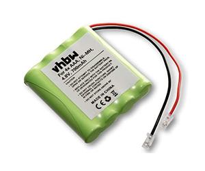 vhbw Batteria pacco di 4x AAA micro per diversi dispositivi (700mAh, 4,8V, NiMH)