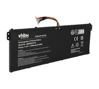 vhbw batteria sostituisce Acer AP18C4K, AP18C8K, KT.00304.012, KT00304012, 3ICP5/81/68 per notebook (4200mAh, 11,4V, Li-Poly)