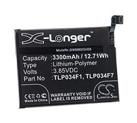 vhbw batteria sostituisce Alcatel TLP034F1, TLP034F7 per smartphone cellulare (3300mAh, 3,85V, Li-Poly)