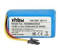 vhbw batteria sostituisce BLAUPUNKT 6.60.40.04-0, 6.60.40.05-0 per home cleaner (2200mAh, 14,8V, Li-Ion)