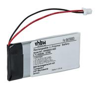 vhbw batteria sostituisce Cardo BAT00003 per auricolari cuffie wireless (450mAh, 3,7V, Li-Poly)