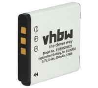 vhbw batteria sostituisce Fujifilm NP-50, NP-50A per fotocamera digitale DSLR (650mAh, 3,6V, Li-Ion)