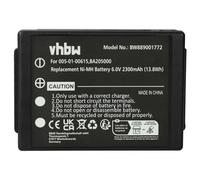 vhbw batteria sostituisce HBC BA225000, BA226030, BA225030 per Radiocomando Industriale, Telecomando (2300mAh, 6V, NiMH) - Nero
