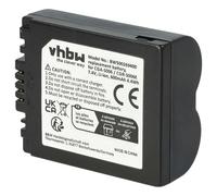 vhbw batteria sostituisce Panasonic DMW-BMA7, CGA-S006E, CGR-S006E, CGA-S006, CGR-S006 per fotocamera (600mAh, 7,2V, Li-Ion)