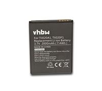 vhbw batteria sostituisce TLi018B2, TLi019B1, TLi020F2, TLi020FA, TLi019B2, TLi020G1, Tli020F1 per smartphone cellulare (2000mAh, 3,8V, Li-Ion)