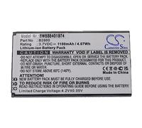 vhbw batteria sostituisce Wiko B2860 per smartphone cellulare (1100mAh, 3,7V, Li-Ion)